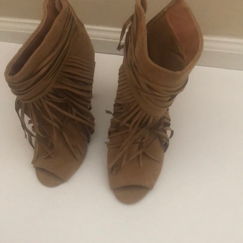 Suede heels